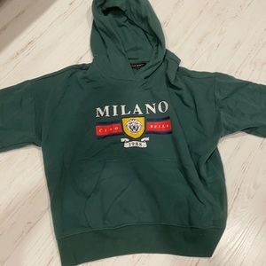 Milano green hoodie